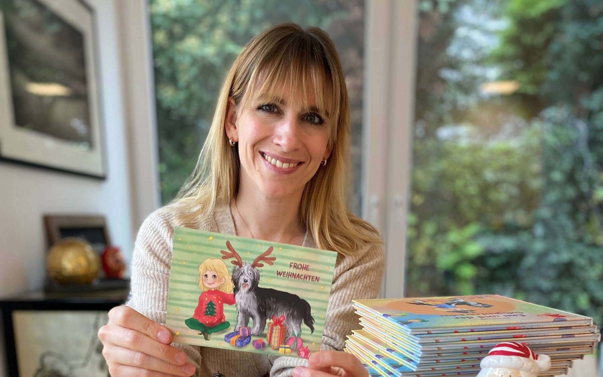  Die Uedesheimer Autorin Sara Mrozek möchte Kids zu Weihnachten eine Freude machen.  