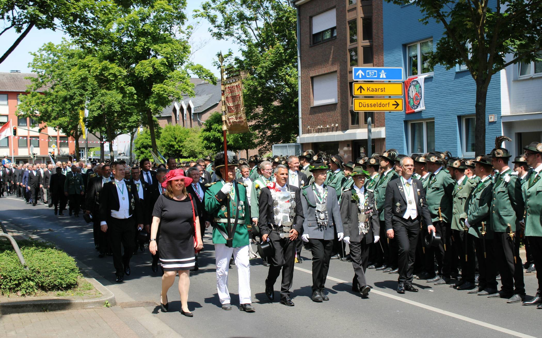 Königsparade auf der Furth zu Ehren von Michael I. Feldmann