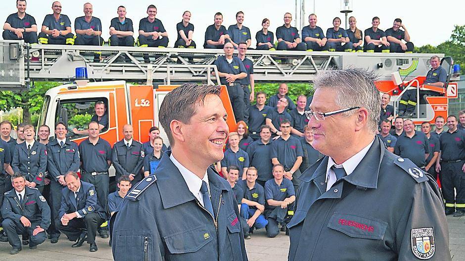 Ergreifend: Florianer verabschiedeten sich von ihrem Feuerwehr-Chef Herbert Palmen