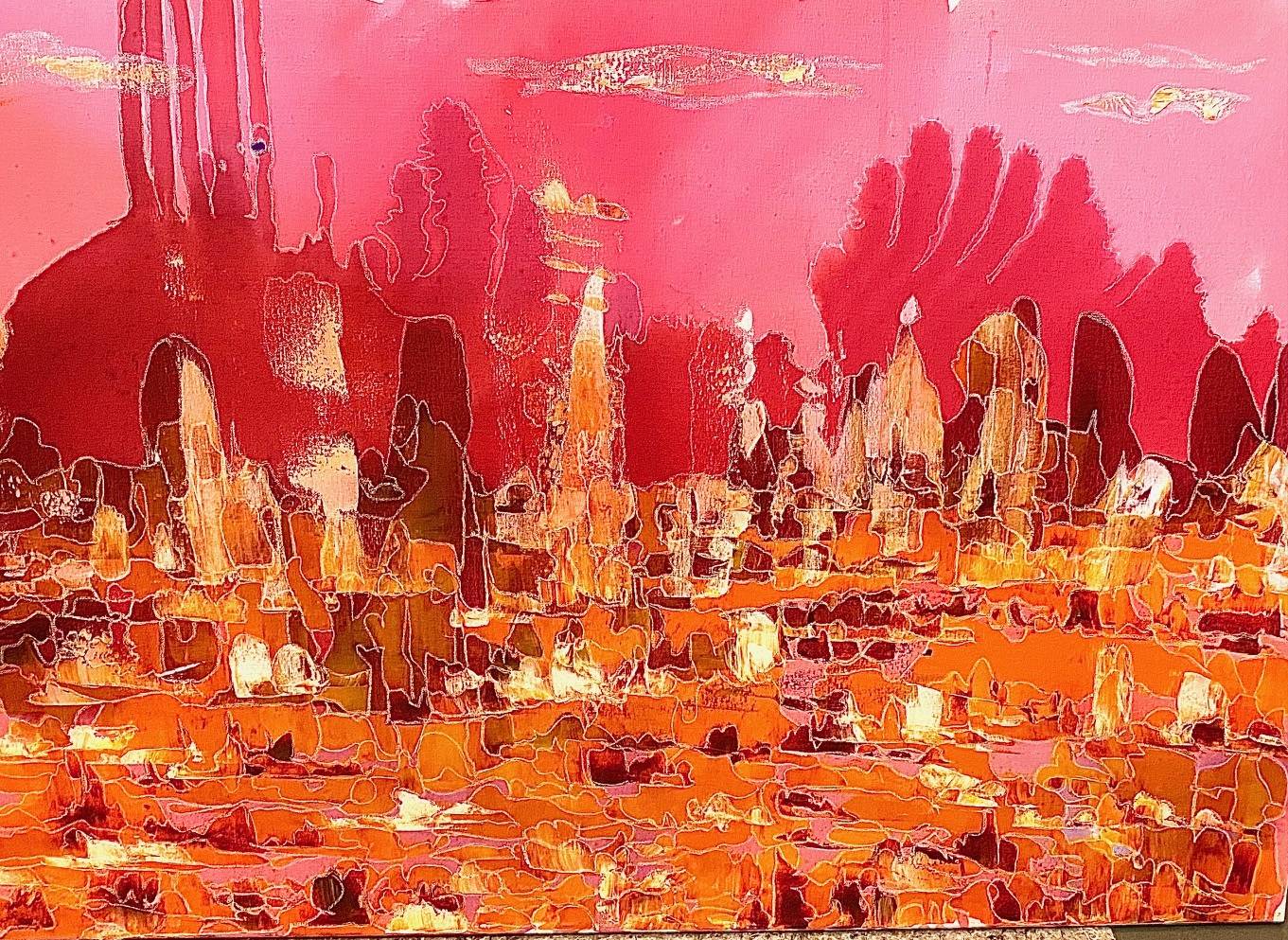 Foto eines gestohlenen Kunstwerkes. Hinweise nimmt die Polizei unter Tel. 02131/30 00...