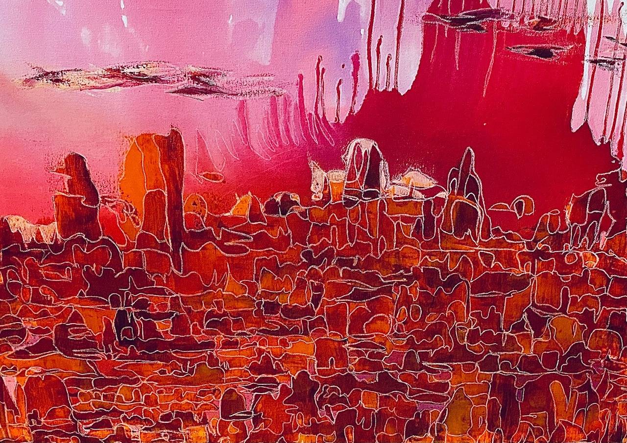 Foto eines gestohlenen Kunstwerkes. Hinweise nimmt die Polizei unter Tel. 02131/30 00...