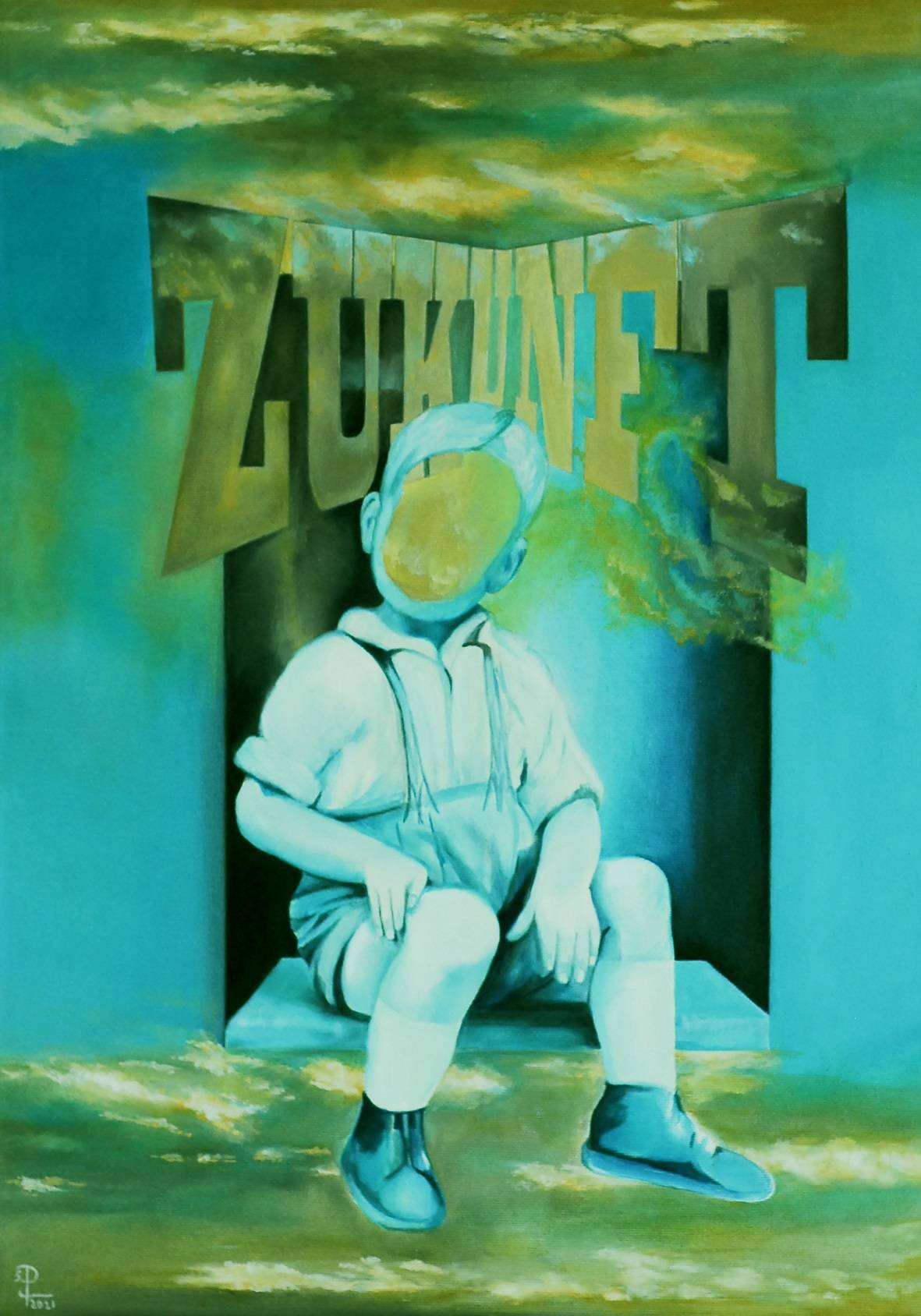 Unbekannte ließen sieben Gemälde der Künstlerin Susanne Pfefferkorn...