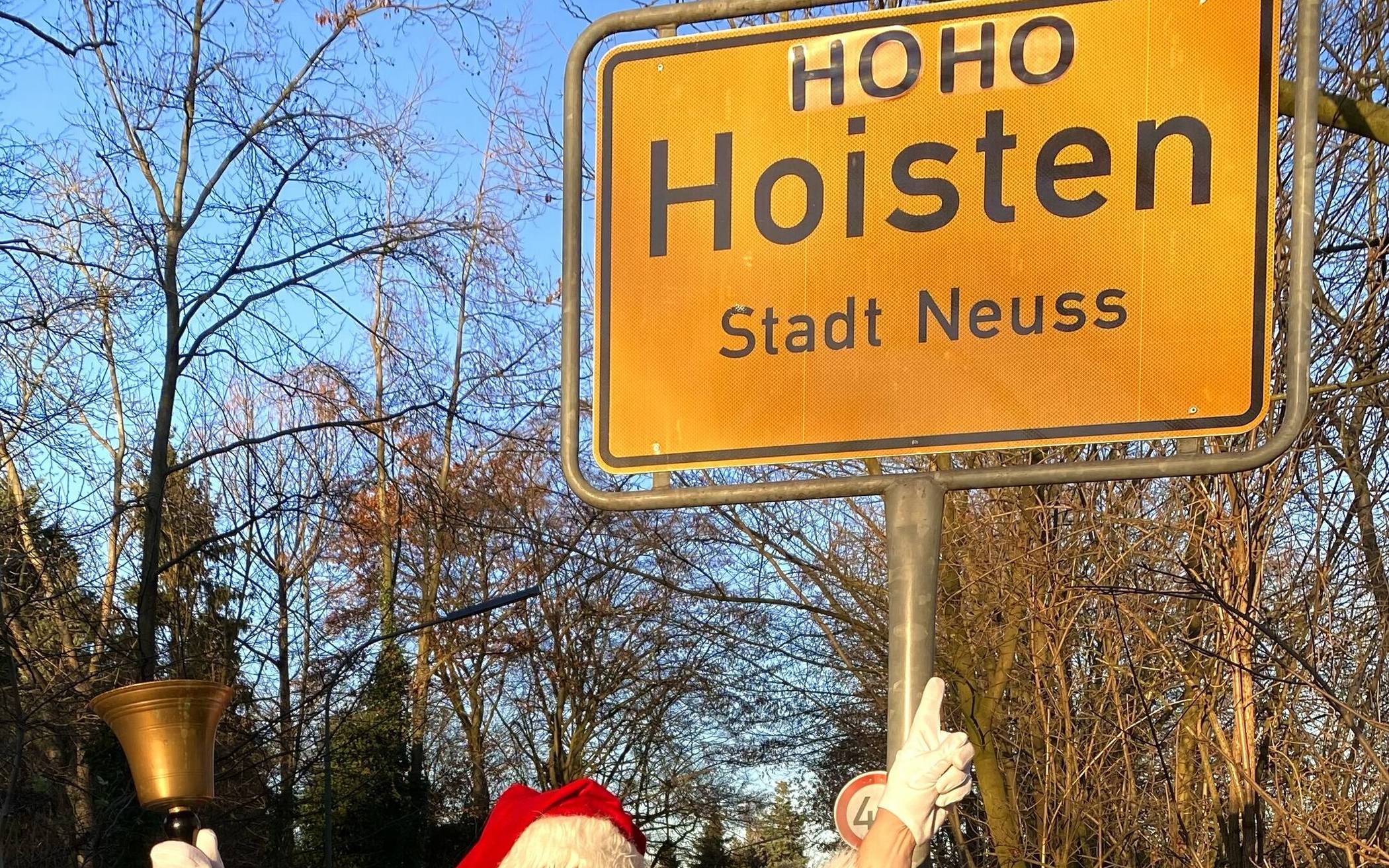 Der Weihnachtsmann eroberte Ho Ho Hoisten. 