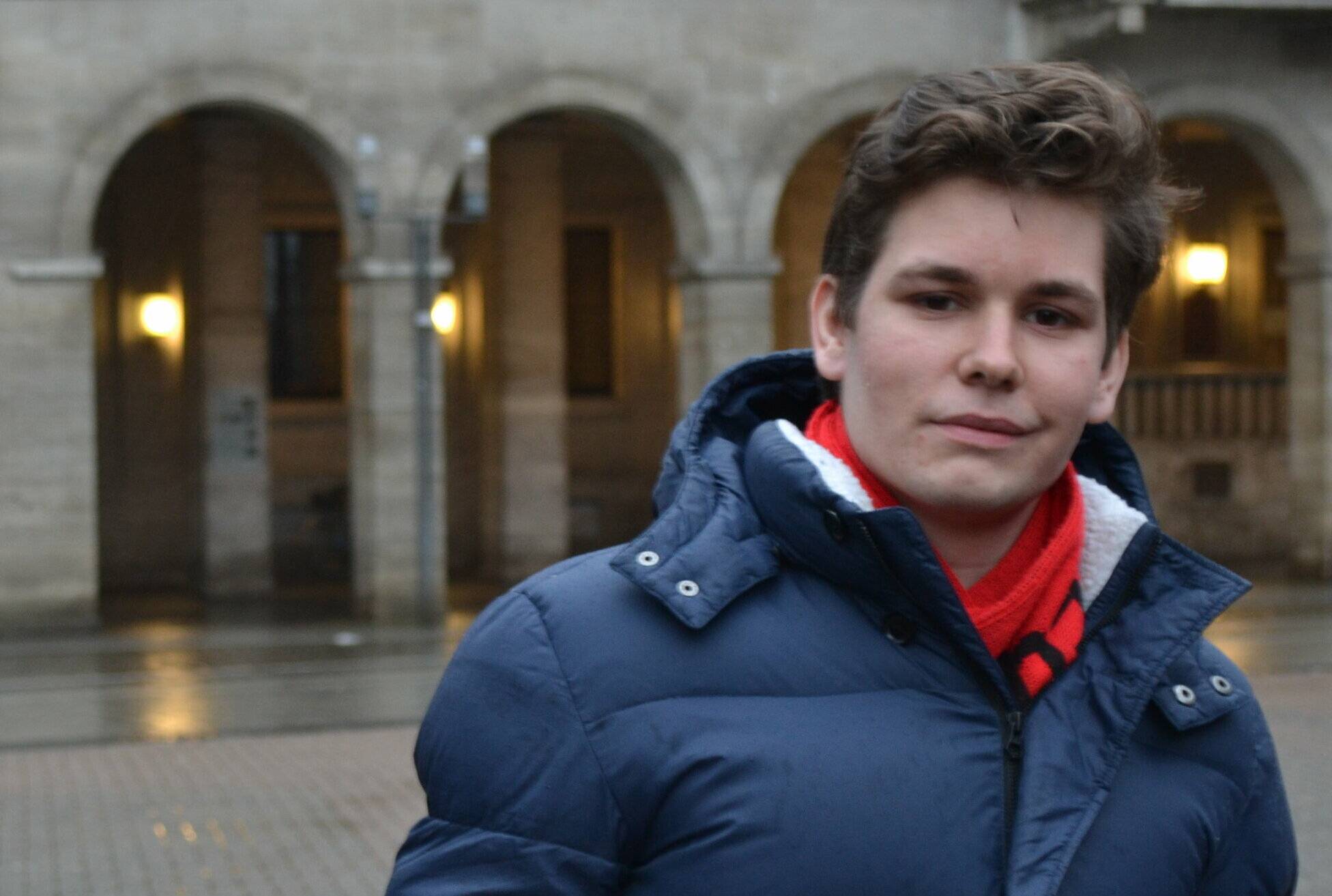  Niklas Fürste – mit 21 Jahren ein sehr junger Vorsitzender der Jungen   Union.  