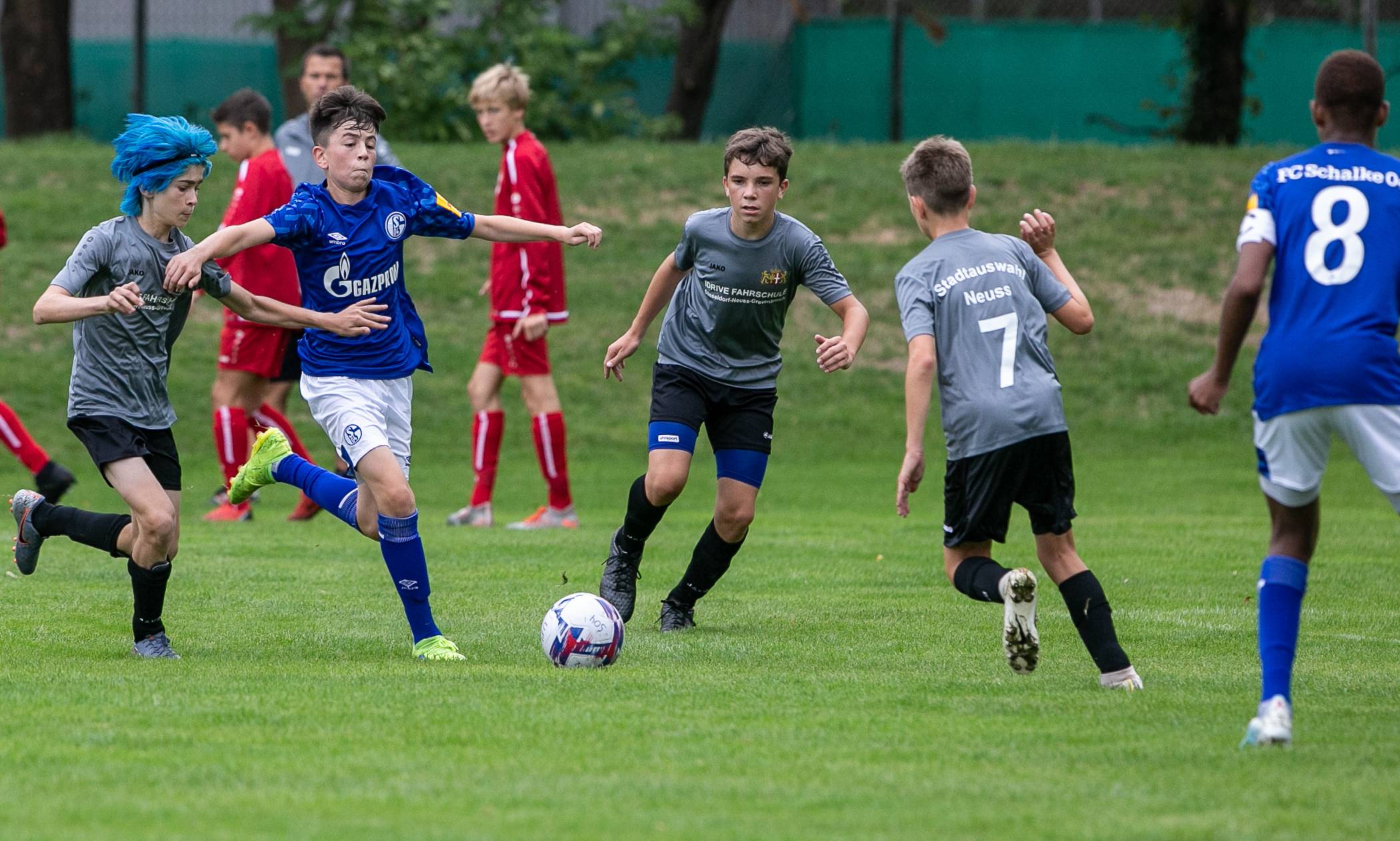  2019 spielte die Stadtauswahl unter anderem gegen Schalke 04. Der Traditionsverein ist auch morgen mit seiner C-Jugend zu Gast beim Novesia Cup.  