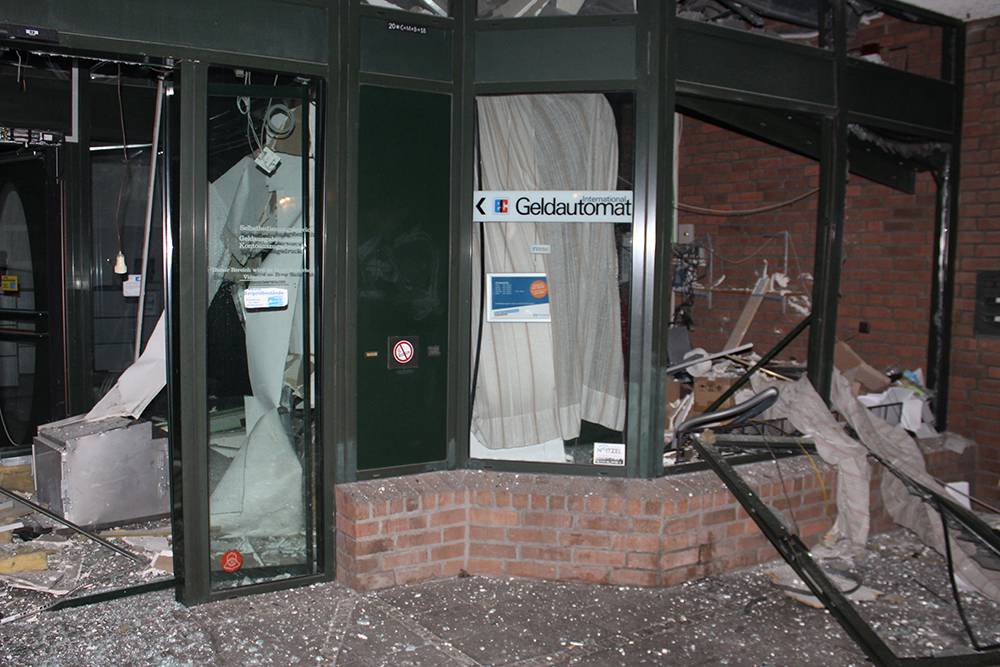 Geldautomat in Holzheim gesprengt