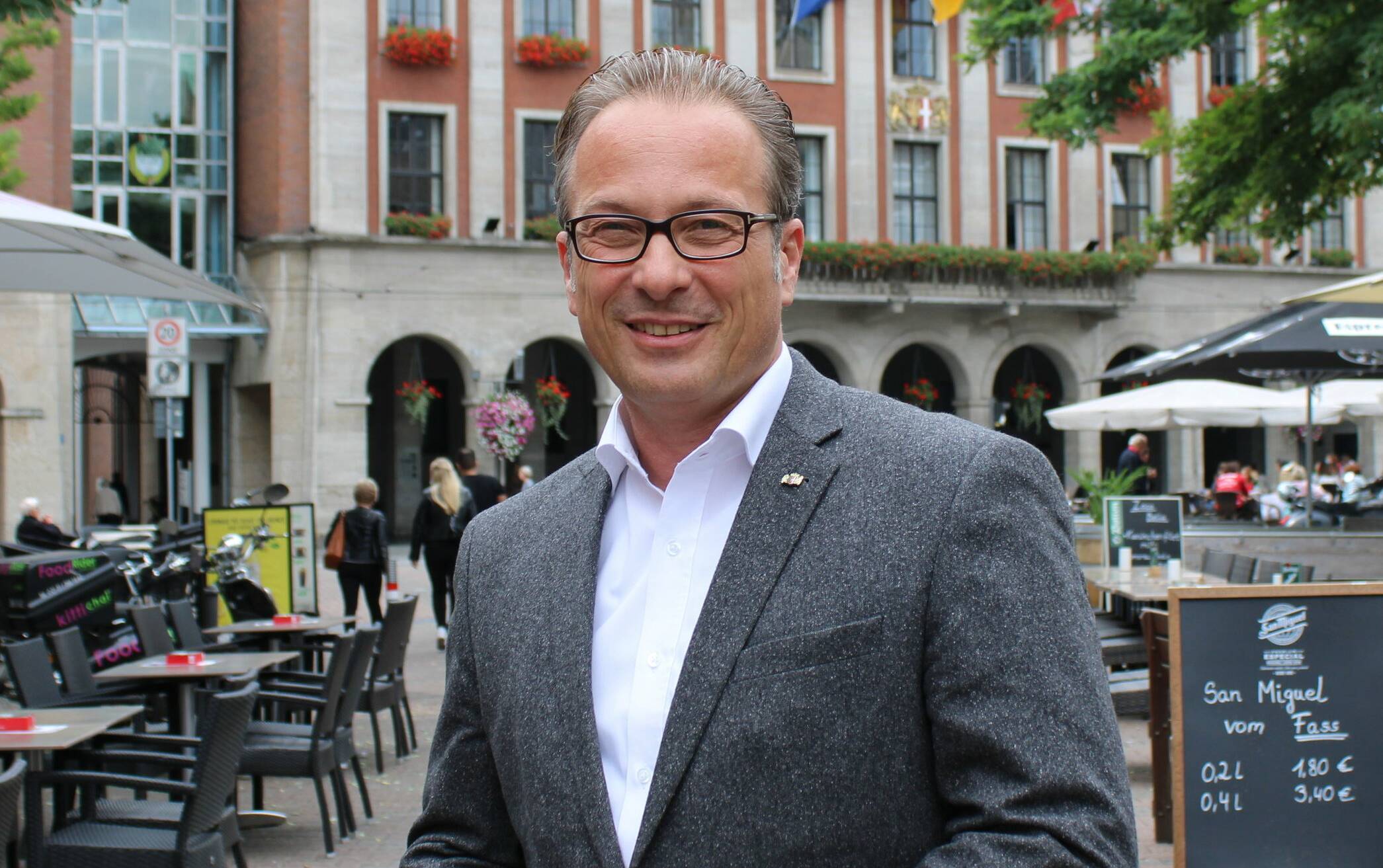  Bürgermeister Reiner Breuer will „mit Augenmaß sparen und mit Weitblick investieren“. 