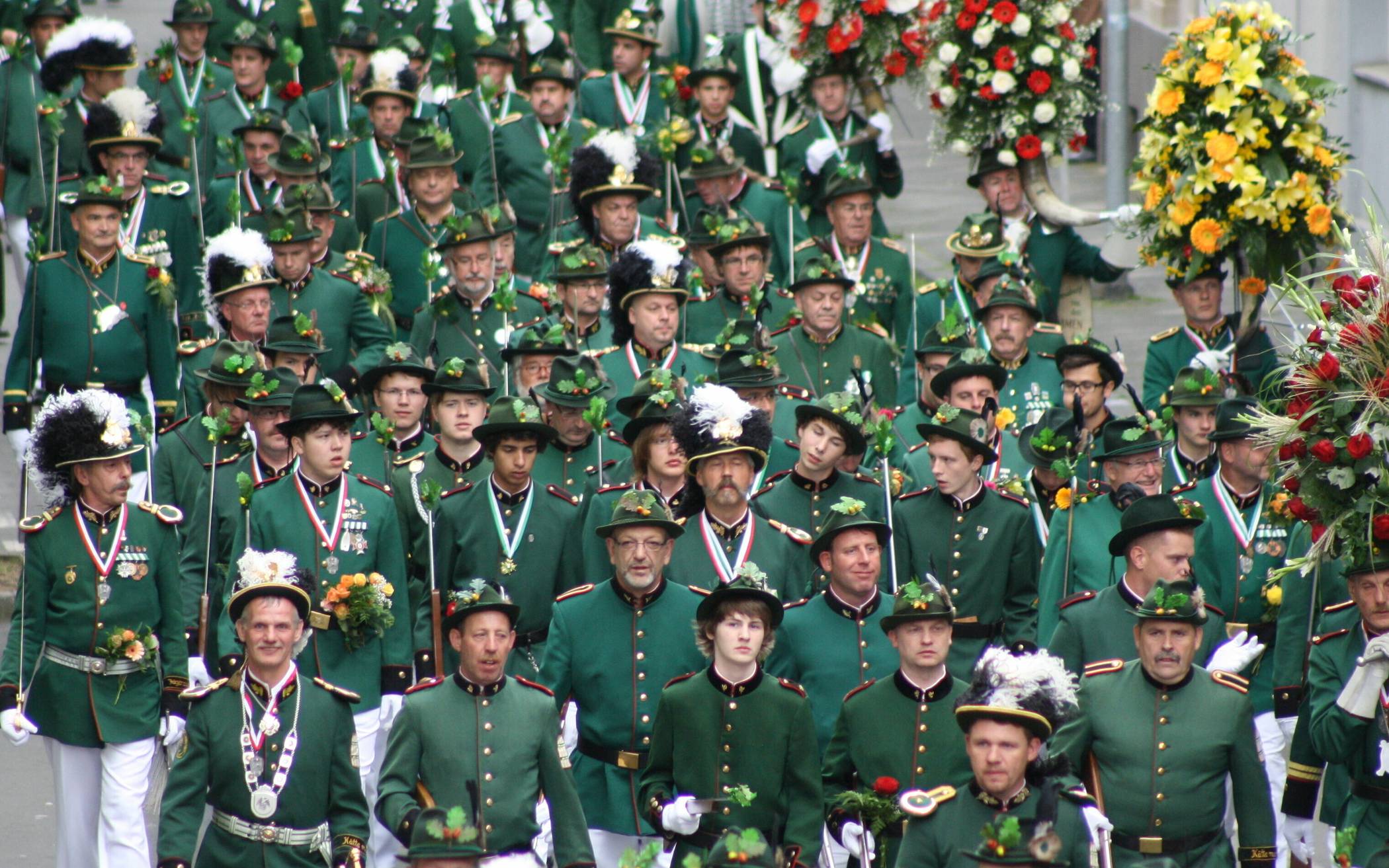 Auch das Neusser Jägerkorps feiert sein 200-jähriges Bestehen.  
