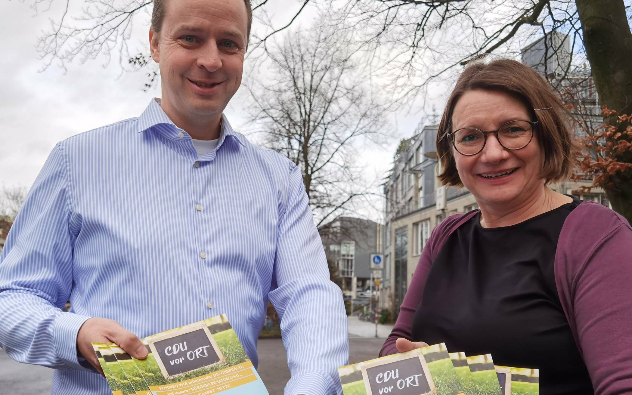  Lars Christoph und Anette Schots-Hamm wünschen sich mehr Bürgerbeteiligung.   