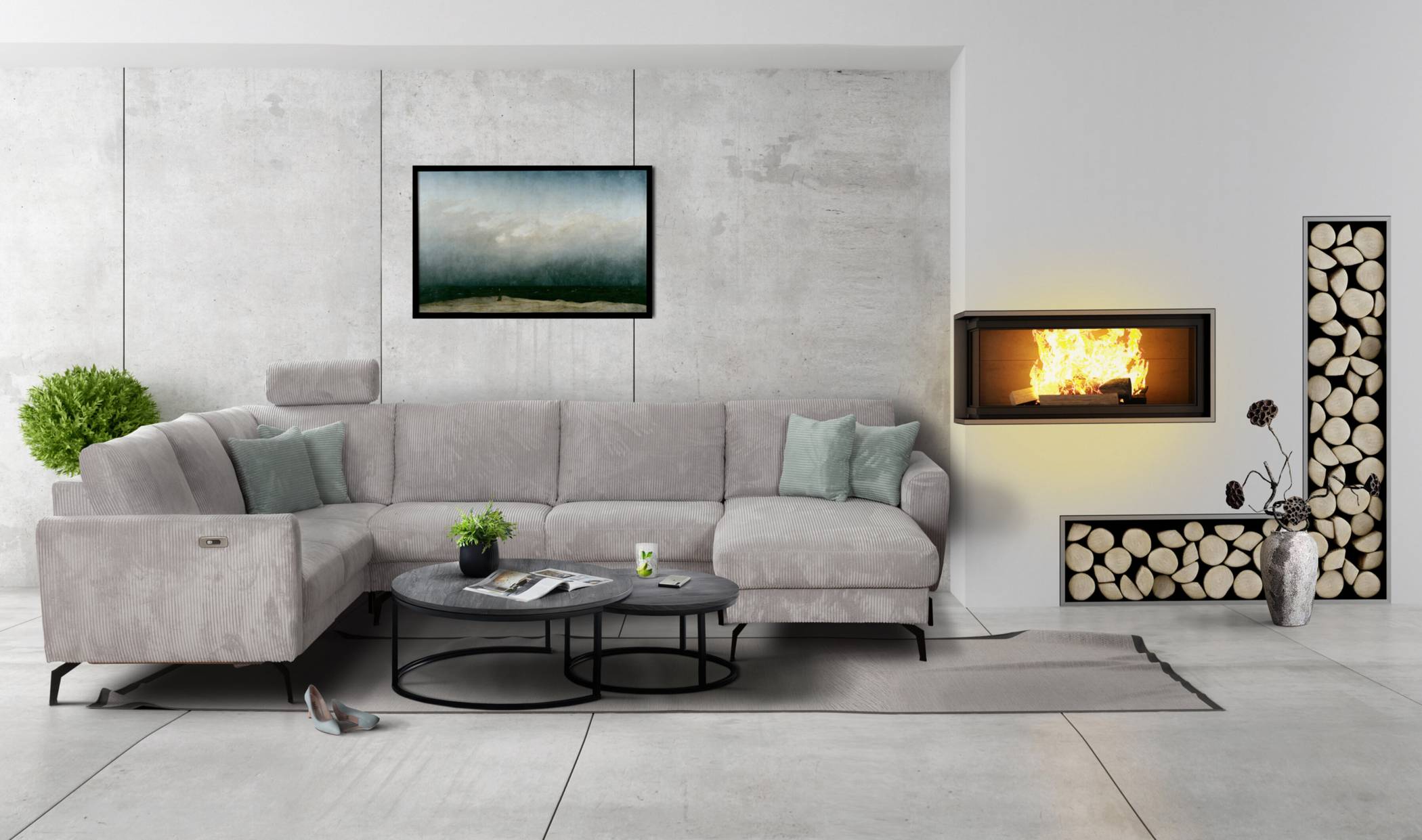  Das Modell „Mayla“ passt zu einer modernen Einrichtung. 