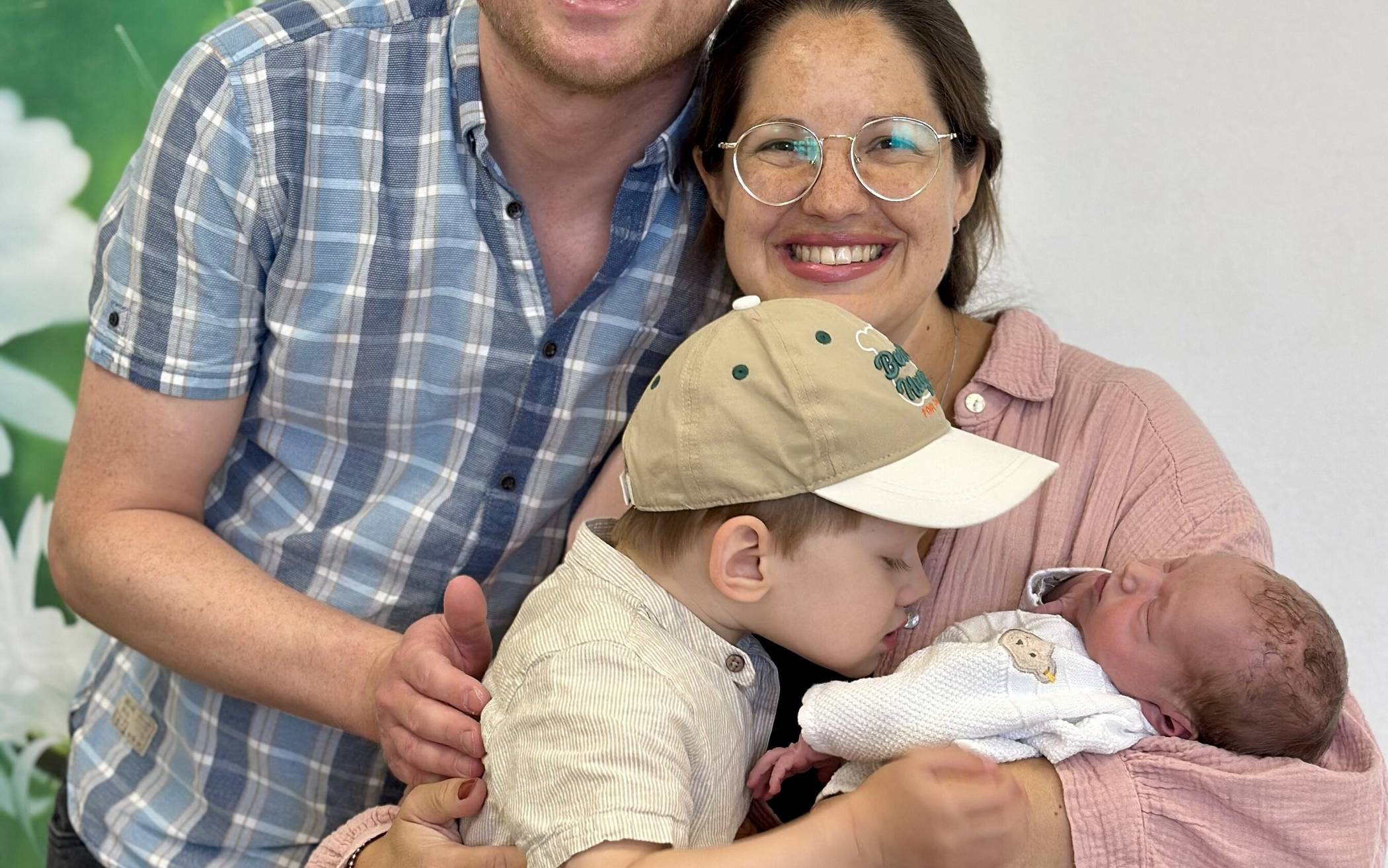 Laura und Patrick Issel mit Amelie