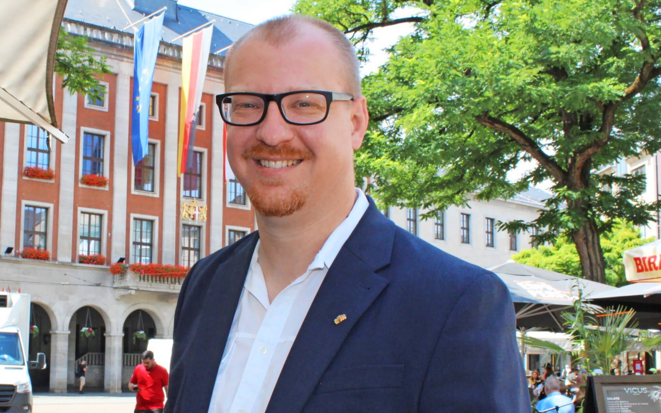    Falk vom Dorff (BSW): „Fünf Prozent sind unser Ziel.“  