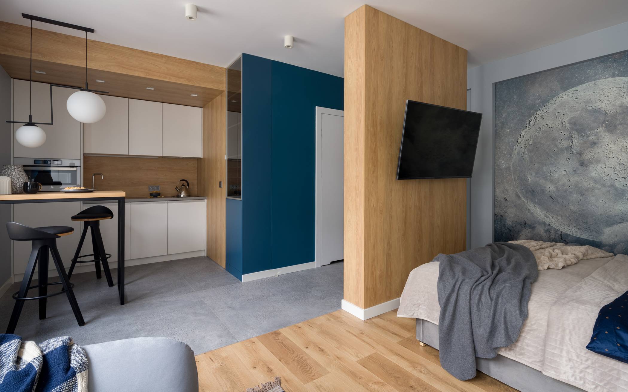 Ein-Zimmer-Wohnungen effektiv einrichten