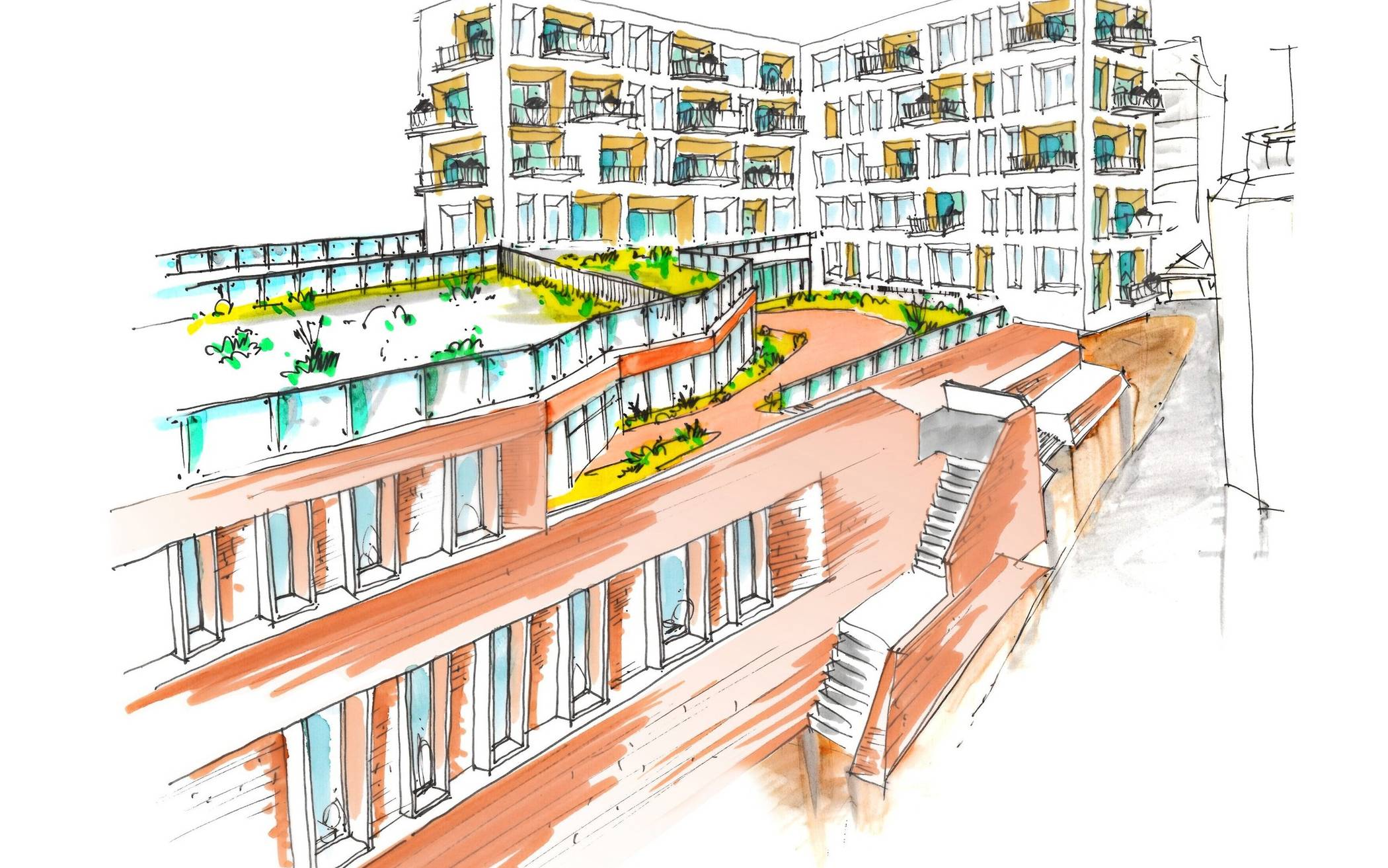   Variante B – ein Blick in die mögliche Zukunft.  