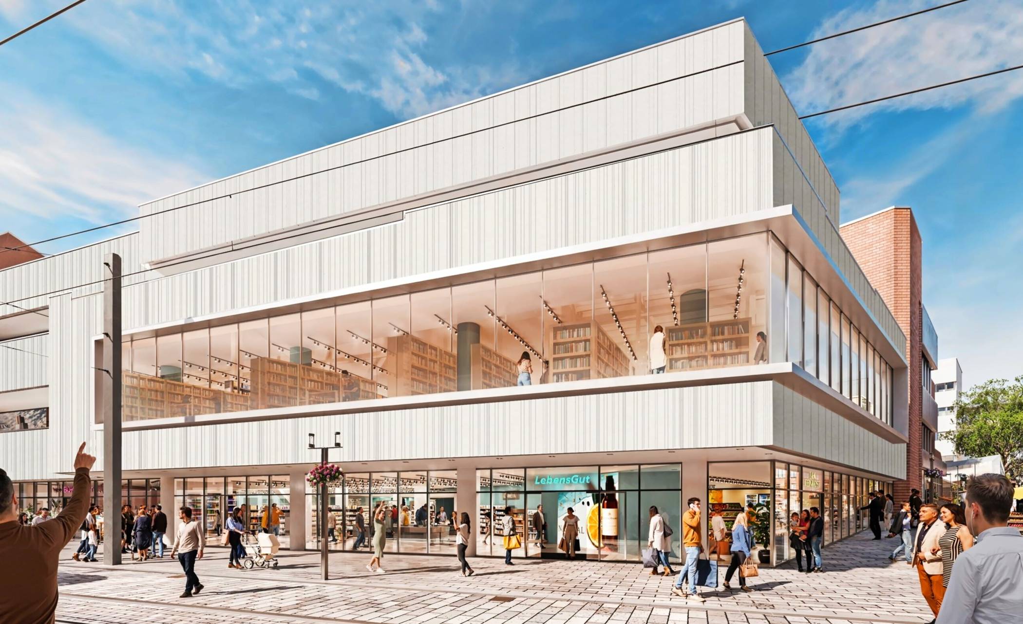  Offen und einladend – so könnte sich das Gebäude „Am Konvent“ präsentieren.  