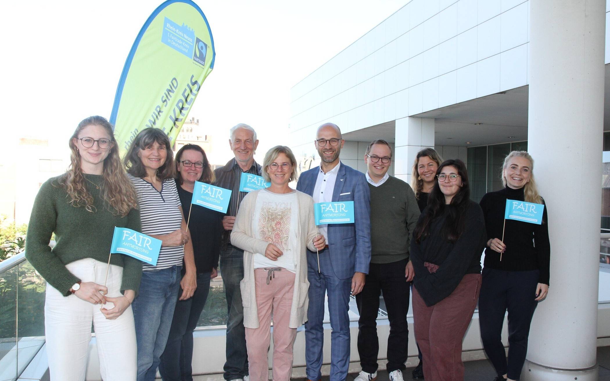 Die Fairtrade-Steuerungsgruppe Rhein-Kreis Neuss traf sich