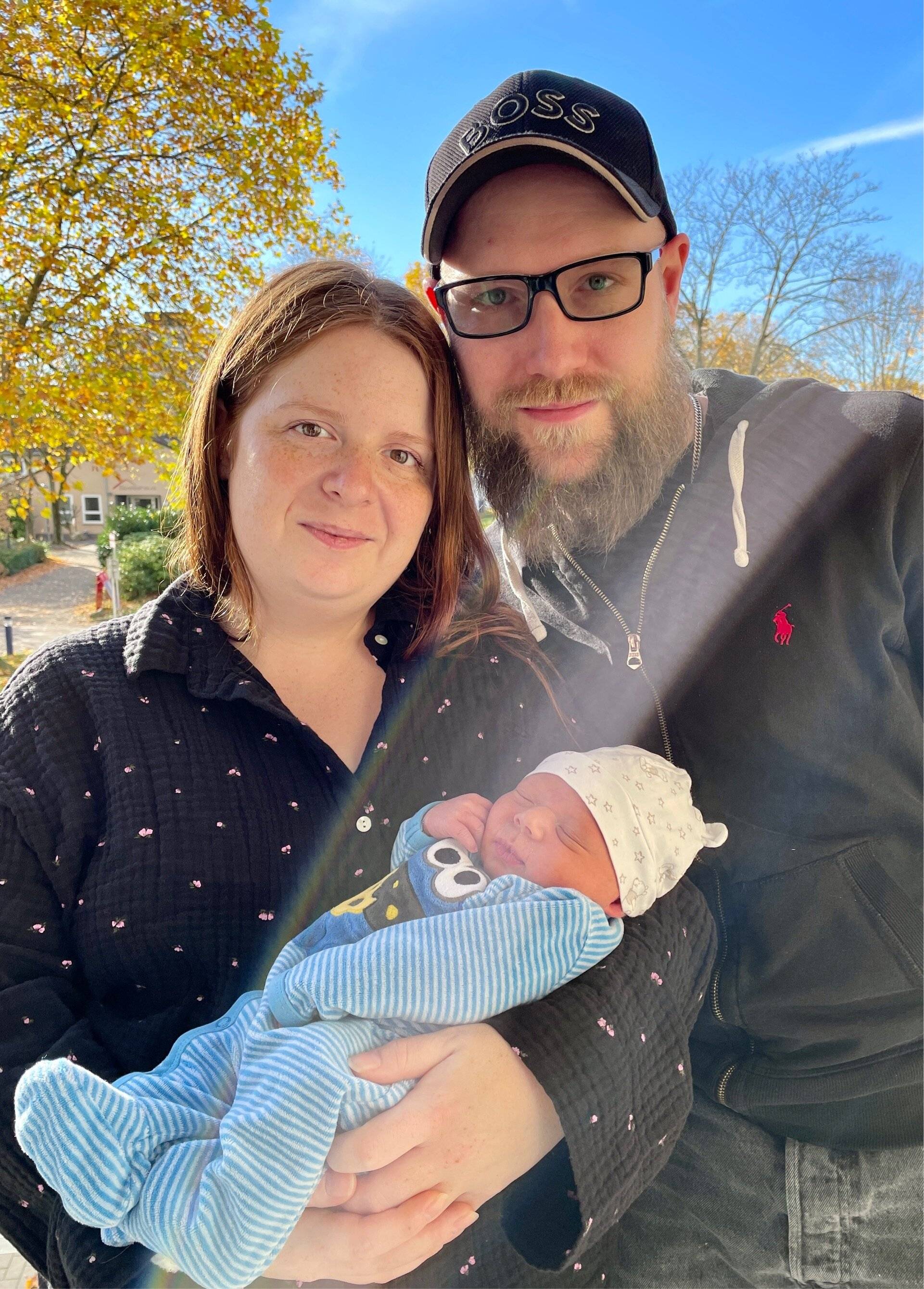  Luisa Knorr und Oliver Hartmann mit ihrem süßen Erwin Klaas. 