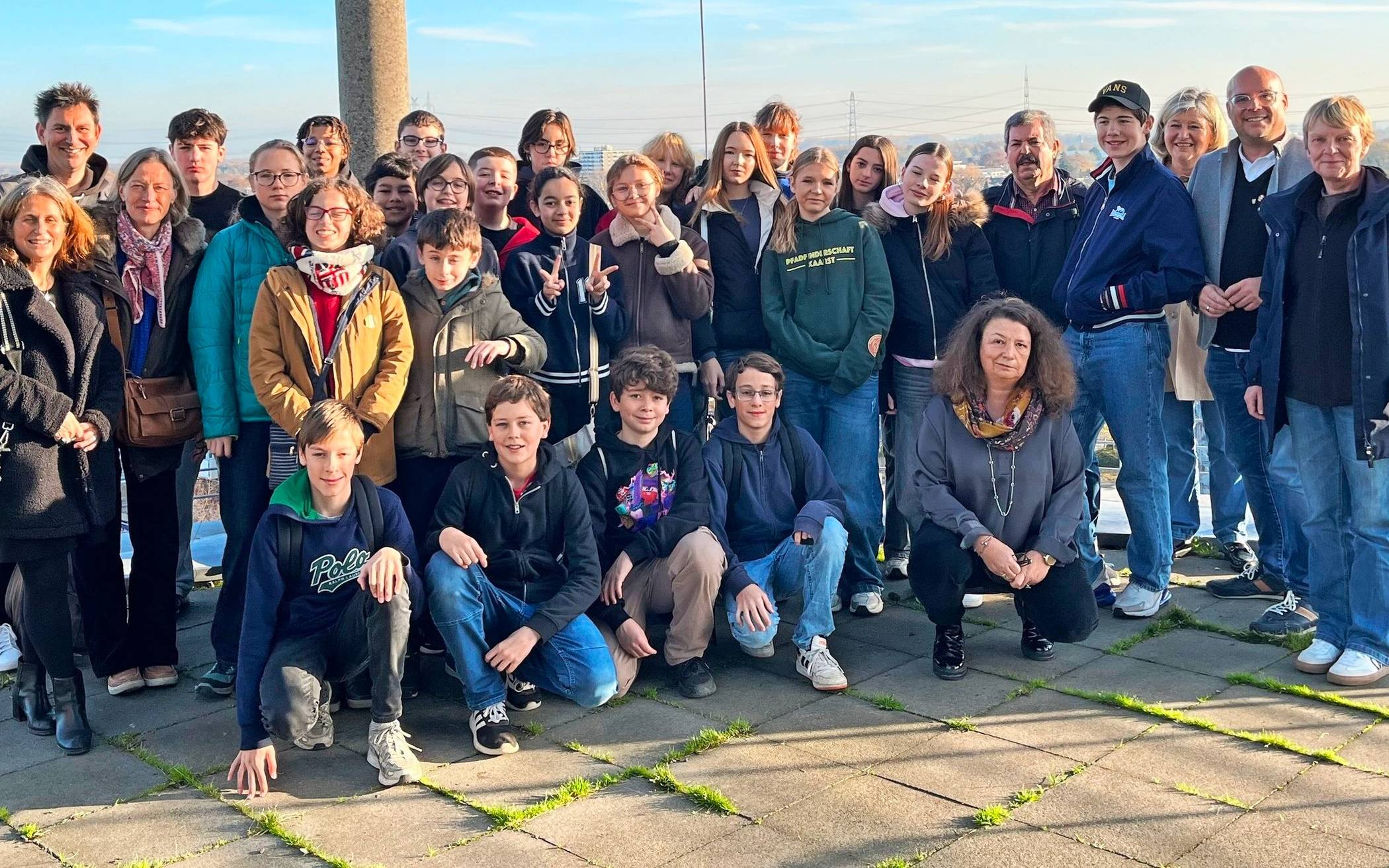  Bürgermeister Christian Horn-Heinemann empfing die Gäste aus La Madeleine im Kaarster Rathaus.  