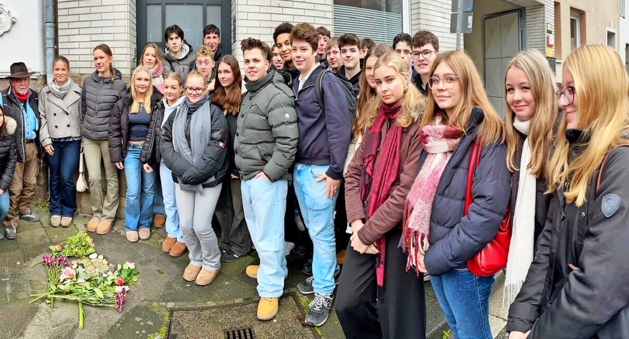 Schüler der Emmy-Noether-Gesamtschule Büttgen hatten sich