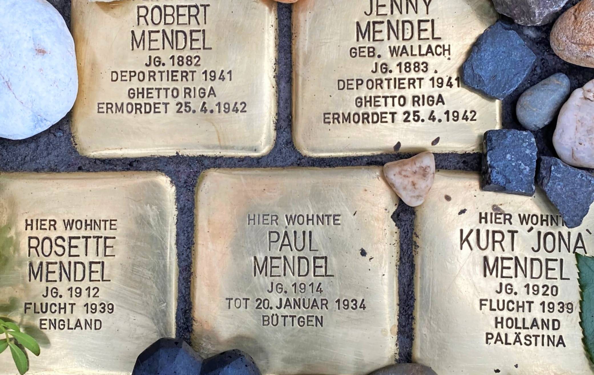 In dieser Woche wurden an drei Standorten neue Stolpersteine verlegt.   