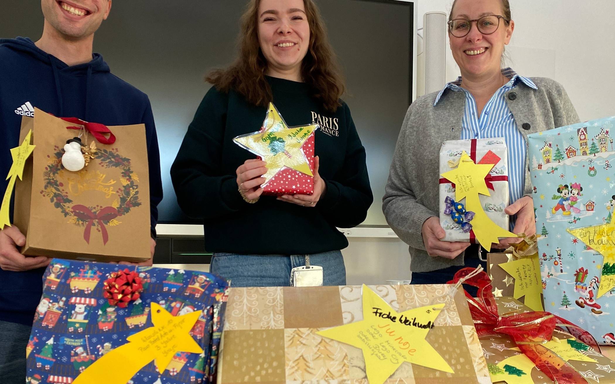 Gemeinsame Freude zur Weihnachtszeit: Tobias Kersten
