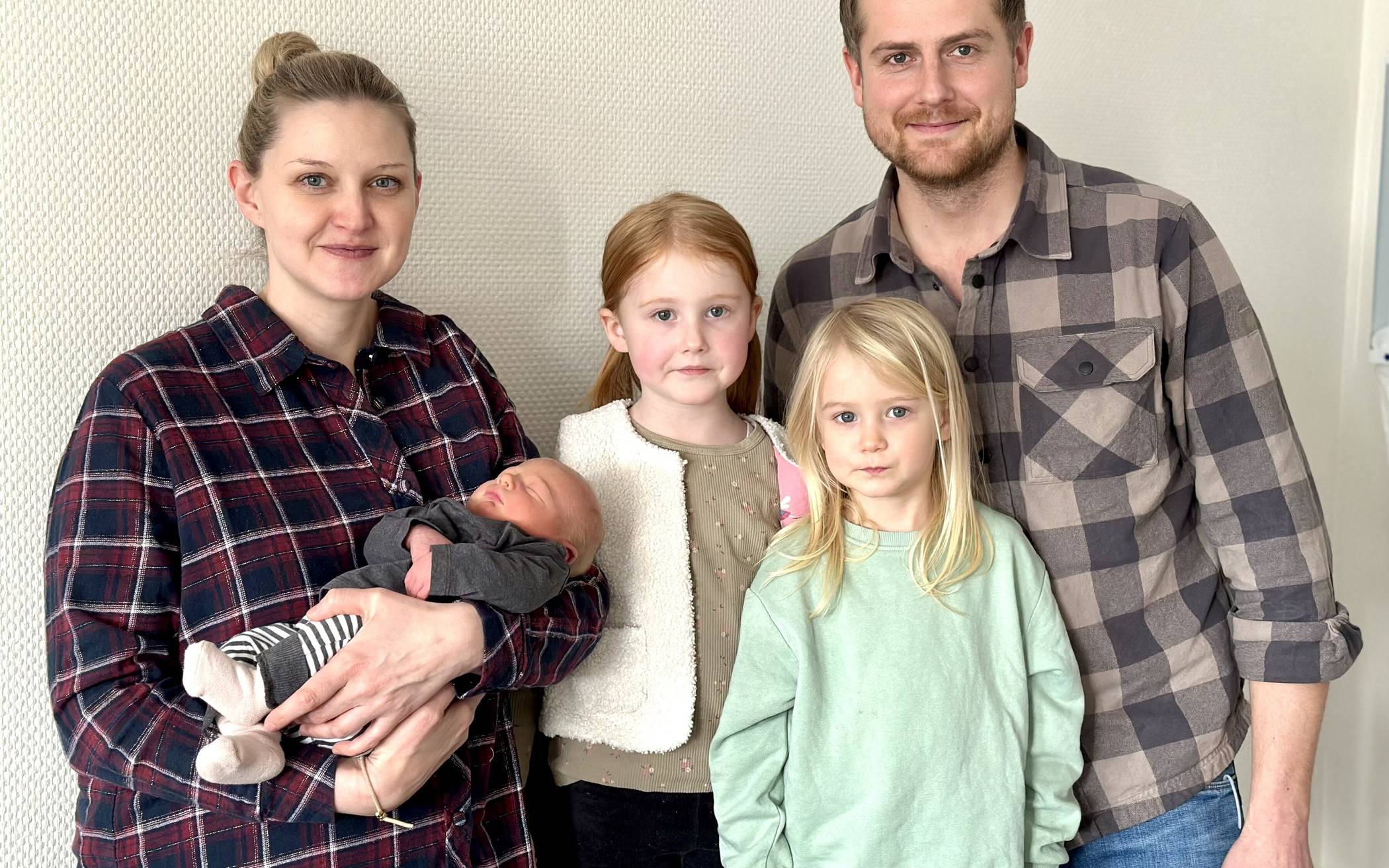 Veronika und Maximilian Larbalette freuen sich