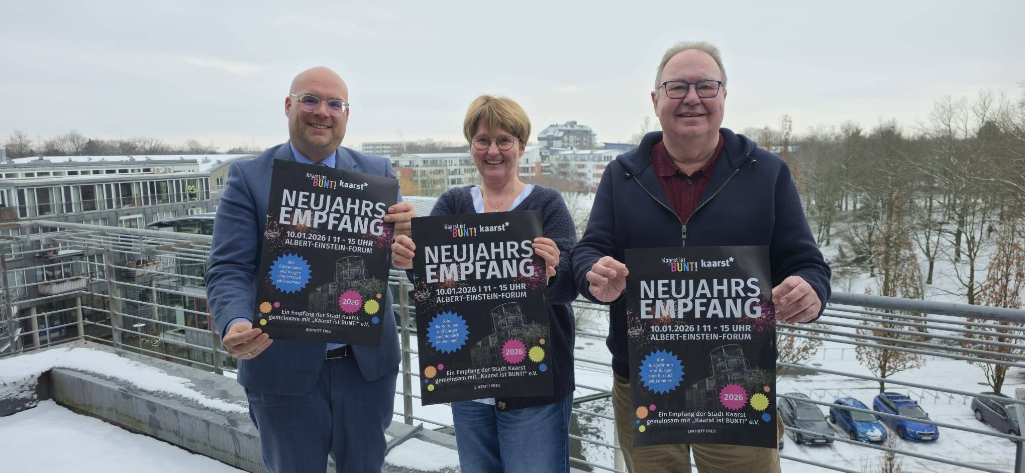 Bürgermeister Christian Horn-Heinemann mit Dagmar Andrae-Maukel