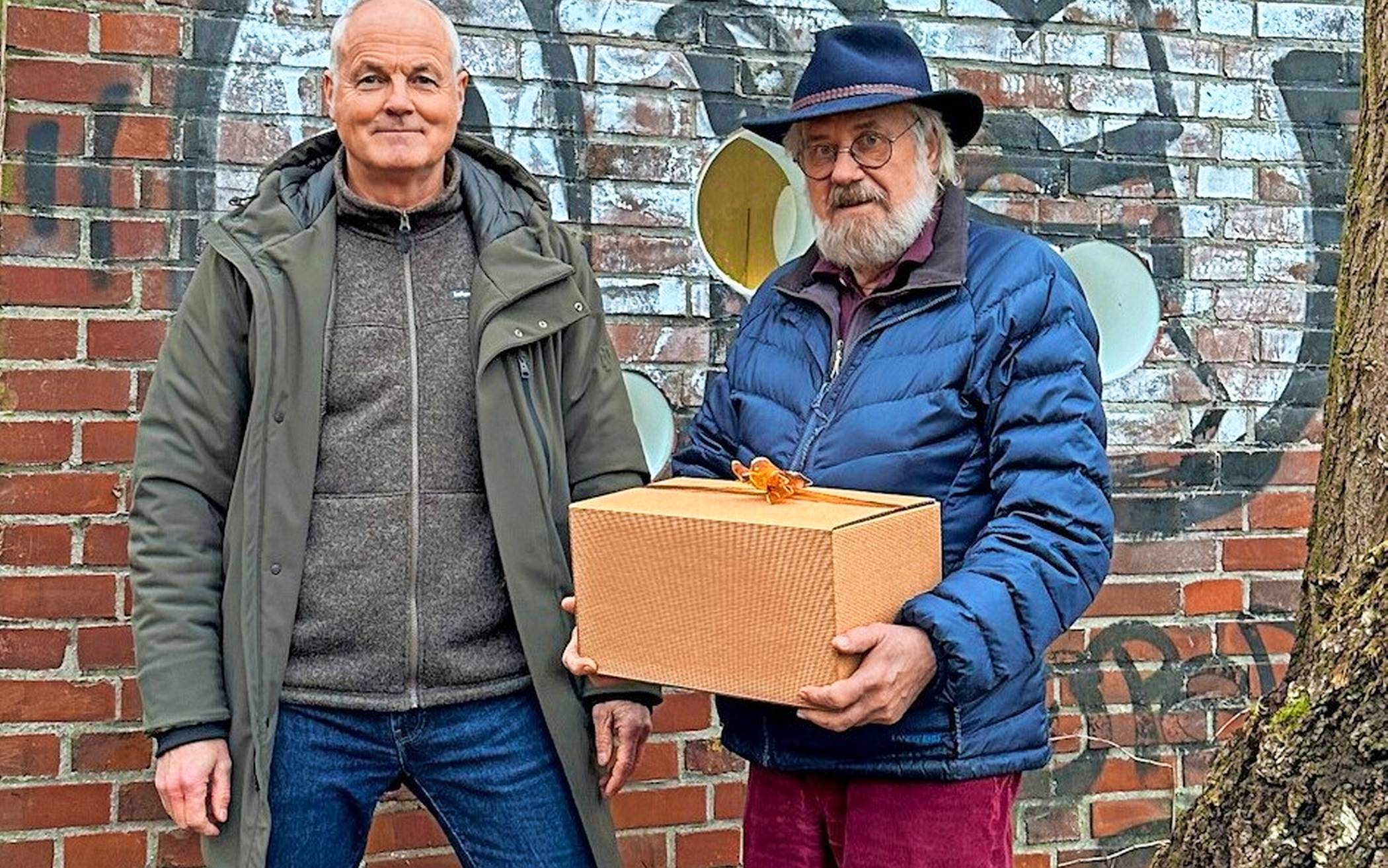  Architekt Winfried Rochholl hat gemeinsam mit dem Kunstvereins-Vorsitzenden Markus Albiez das Umbauprojekt begleitet.  