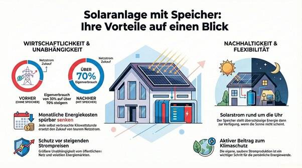 Warum die Kombination aus Photovoltaik und Batteriespeicher gewinnt