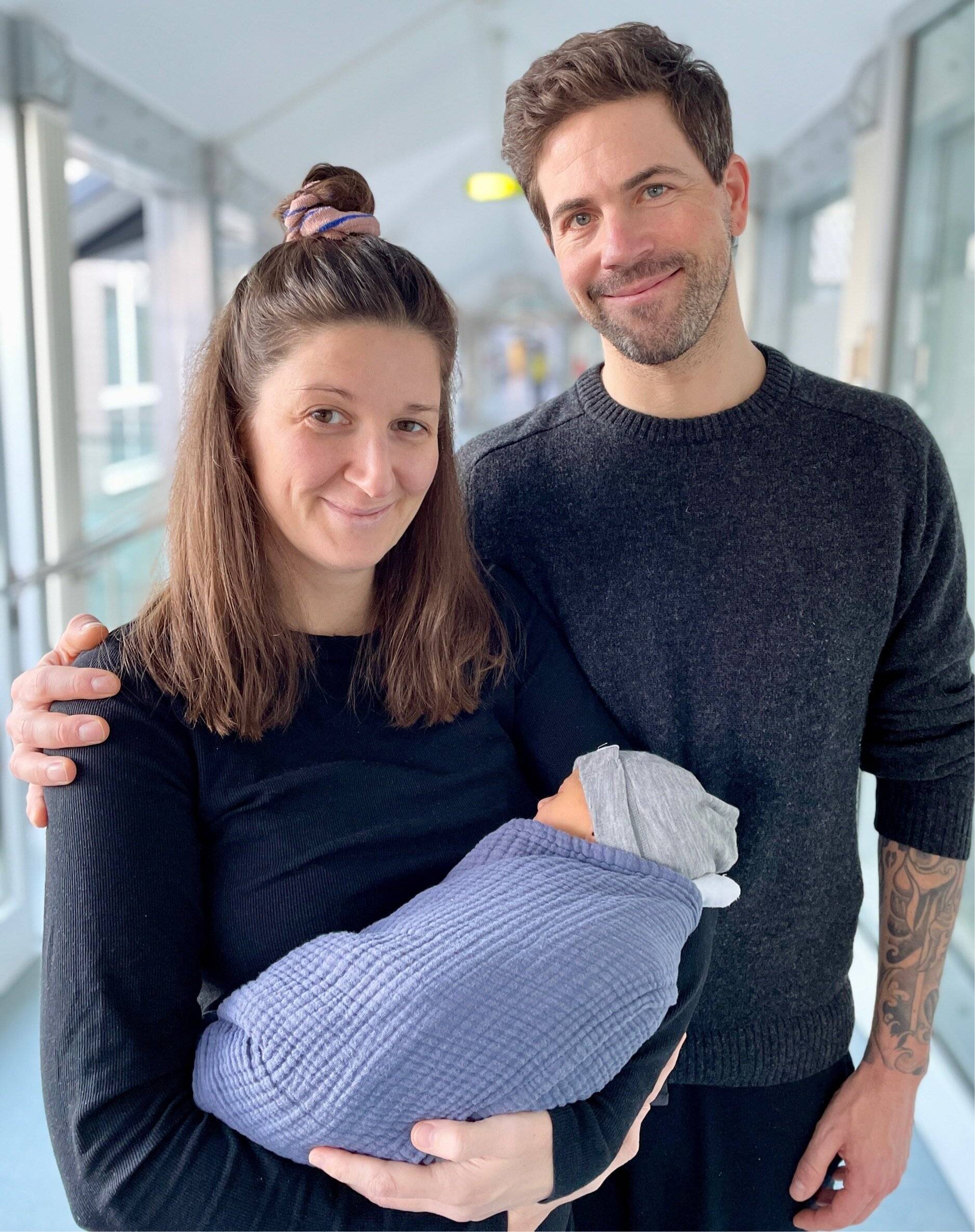 Tanja Meurers und Stefan Jähner mit ihrer Helene Antonia.
