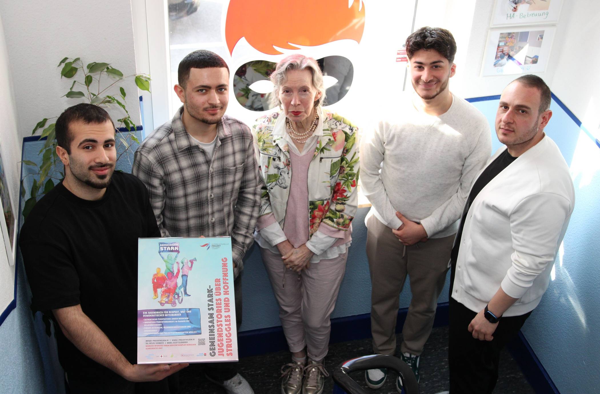 Jimi Rajavi Mirac Göl, Mechtild Swertz, Chian Yatkin und Umut Ali Öksüz. 