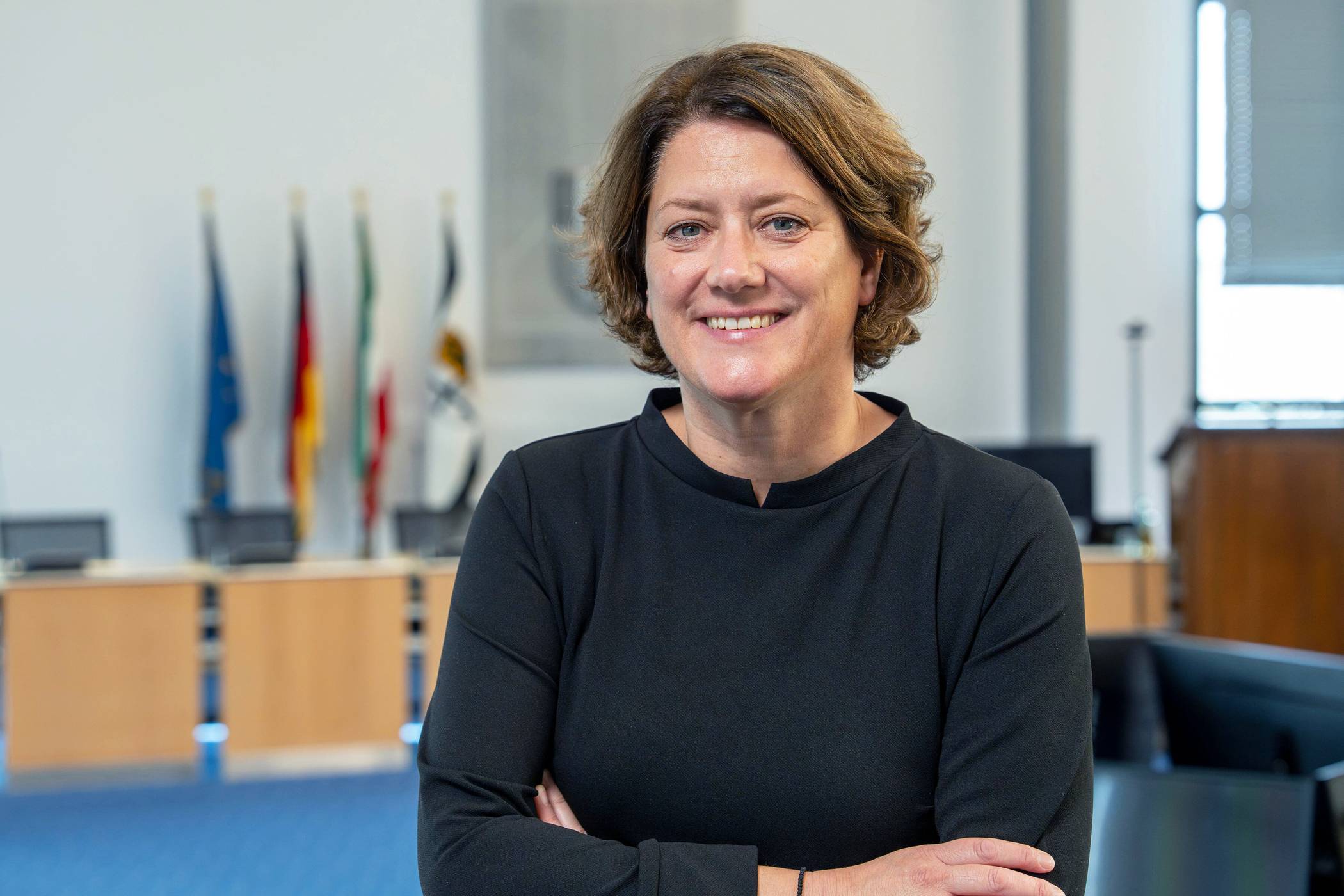 „Die Spiele wären ein regionales Zukunftsprojekt, dessen Bedeutung kaum zu überschätzen ist“: Landrätin Katharina Reinhold spricht sich für die Olympia-Bewerbung aus.   