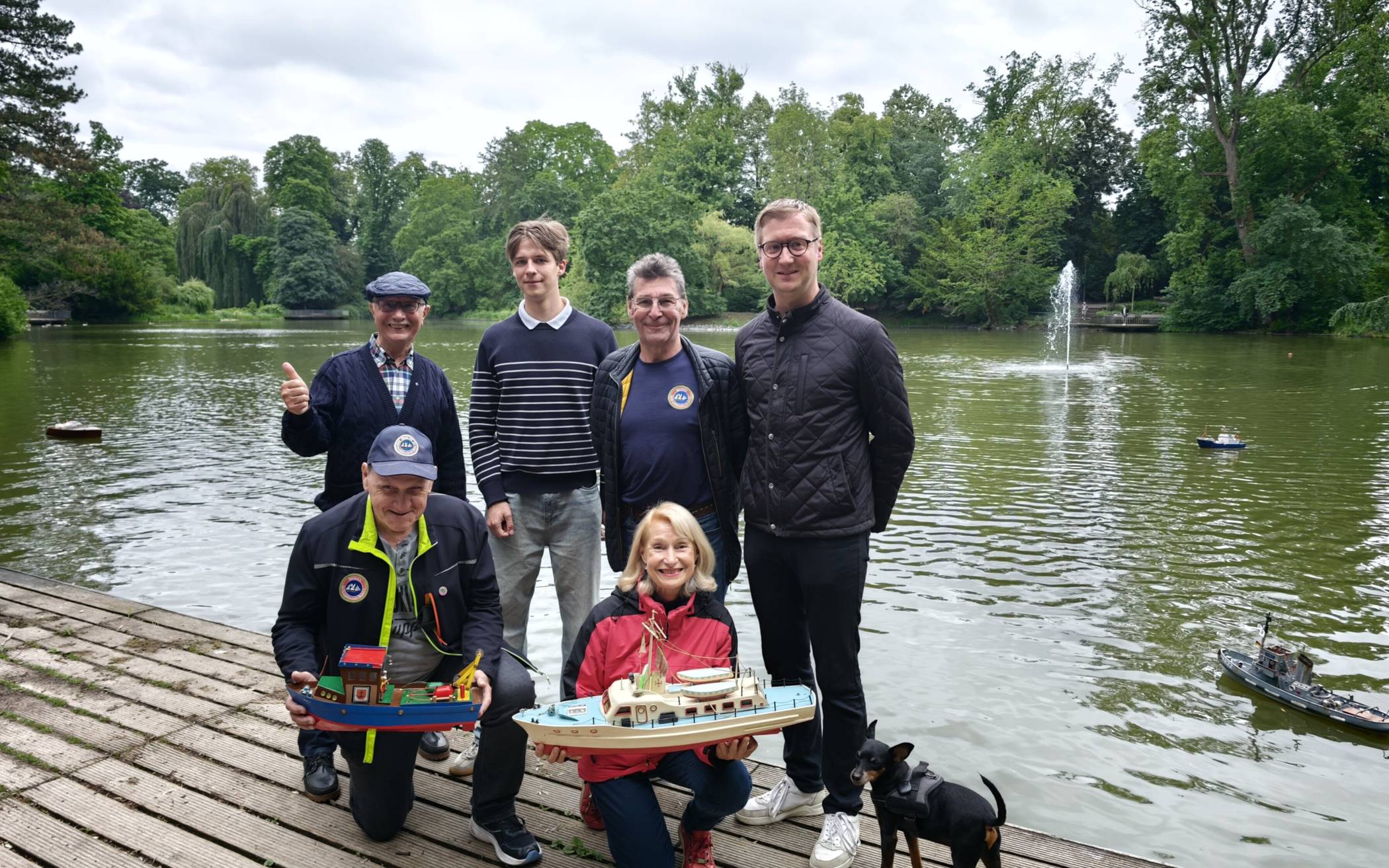 Udo Offergeld (hintere Reihe, 2.v.r.) und