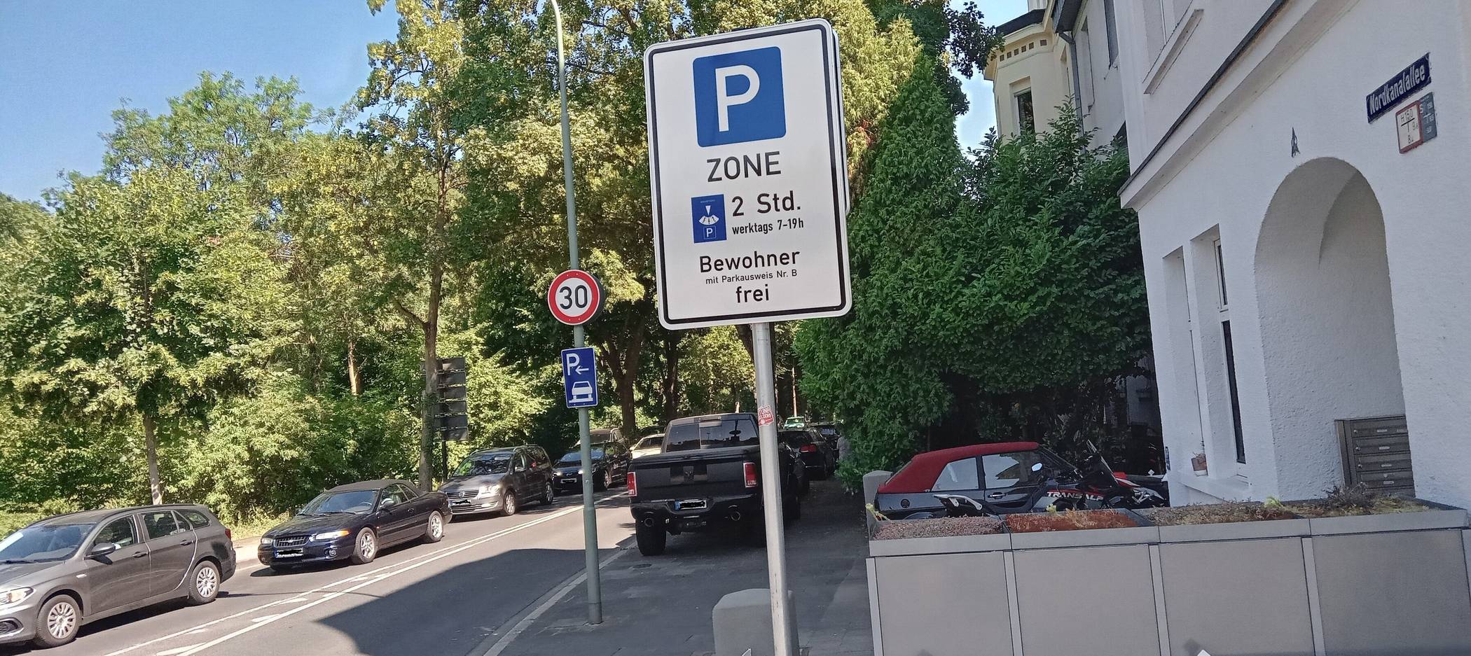  Bewohnerparken auch an der Nordkanalallee? 