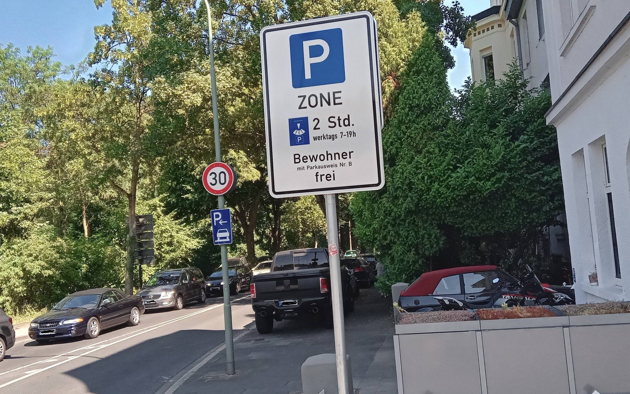 Zoff um Bewohnerparken