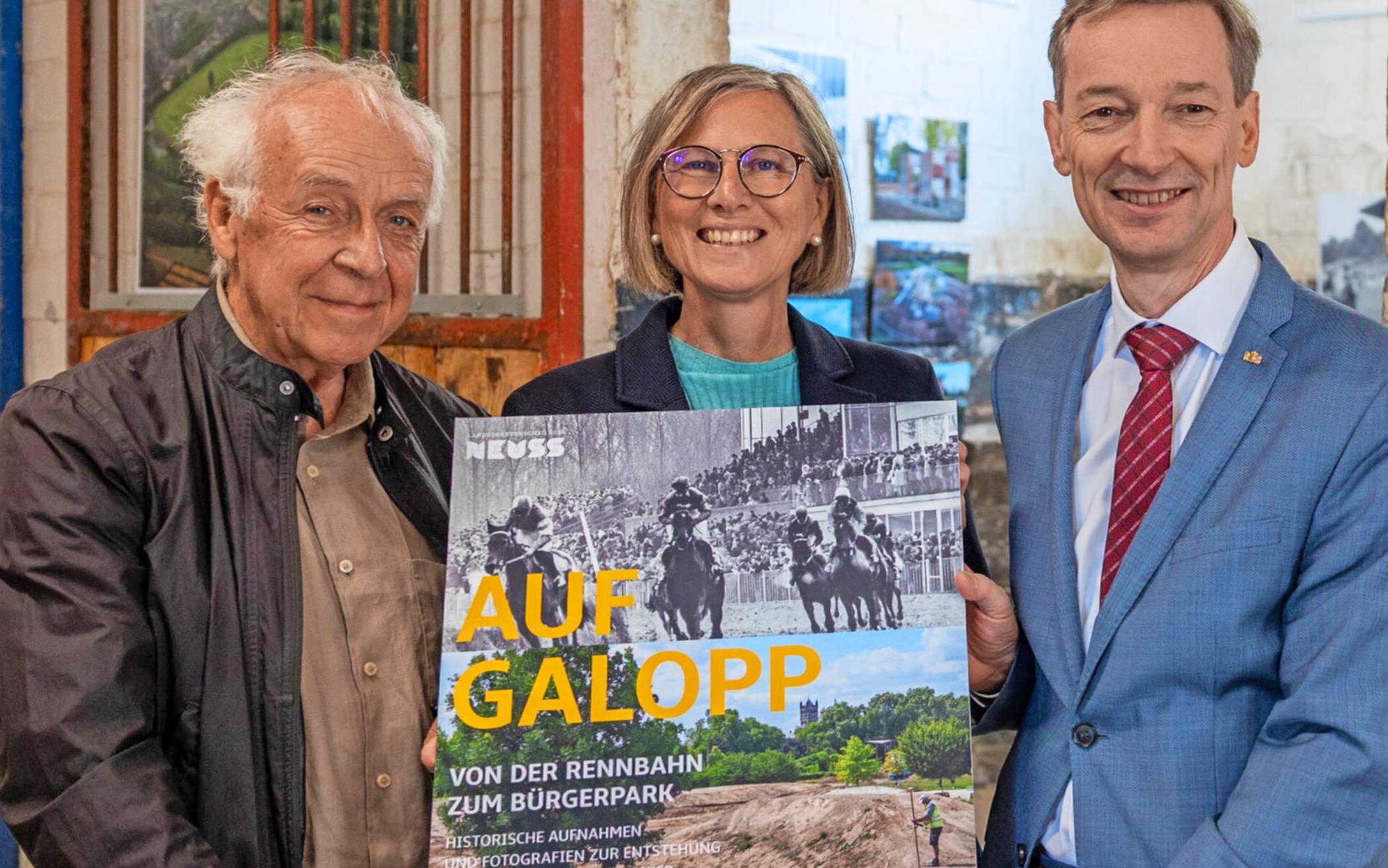 Von links: Thomas Meyer (Fotograf), Annette