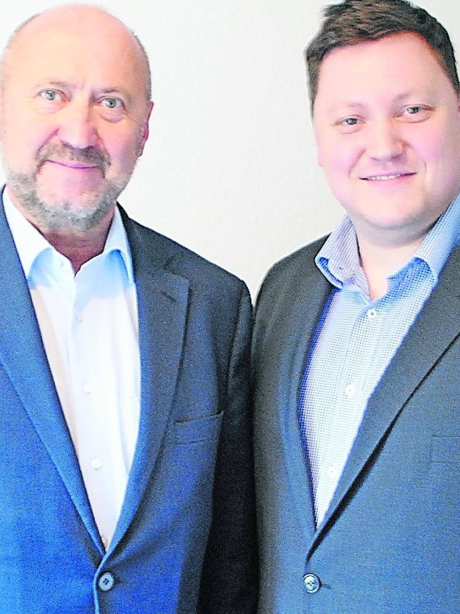  SPD-Kreis-Fraktions-Chef Rainer Thiel (links) begleitete Andreas Behncke zum Kurier-Interview. Der Wahl-Dormagener will 2020 gegen den amtierenden Landrat antreten. 