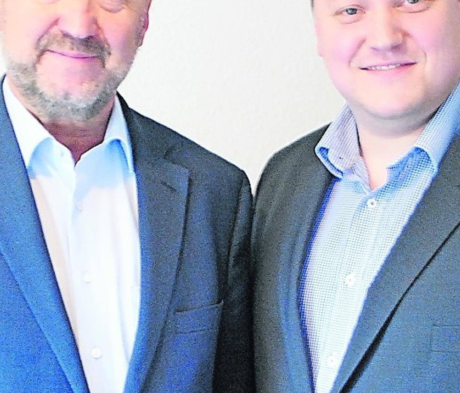  SPD-Kreis-Fraktions-Chef Rainer Thiel (links) begleitete Andreas Behncke zum Kurier-Interview. Der Wahl-Dormagener will 2020 gegen den amtierenden Landrat antreten. 
