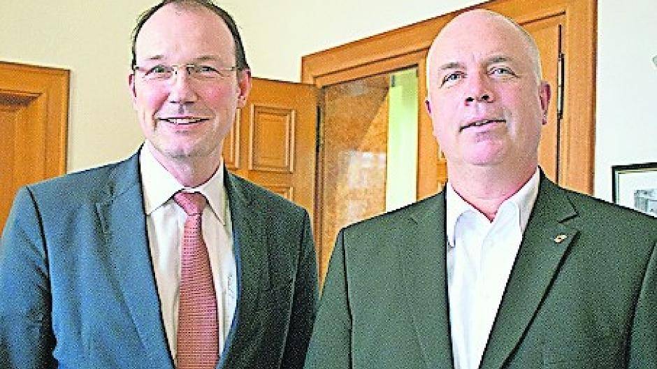  Christoph Hölters (links) und Ralf Hörsken. 