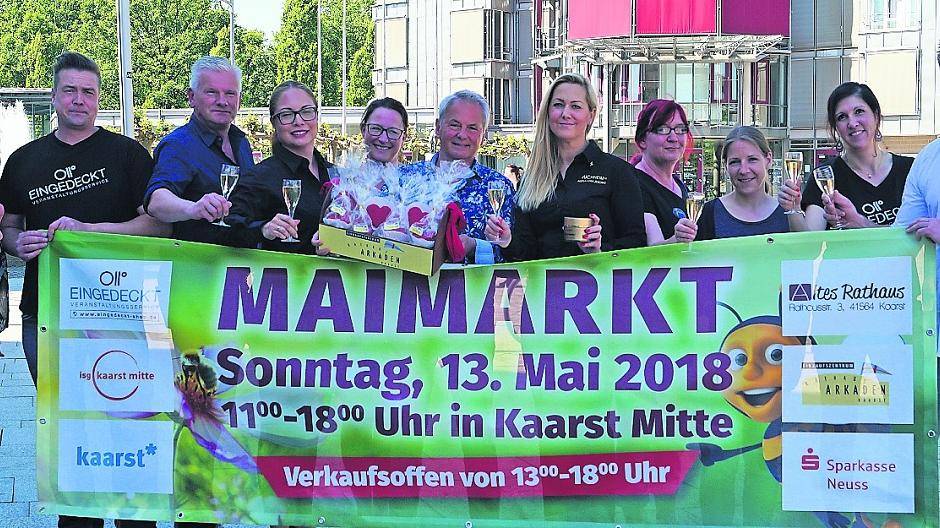 40 Jahre Maimarkt in Kaarst — am Sonntag wird gefeiert Rund 80 Stände+++Sonntag verkaufsoffen+++Kinderprogramm
