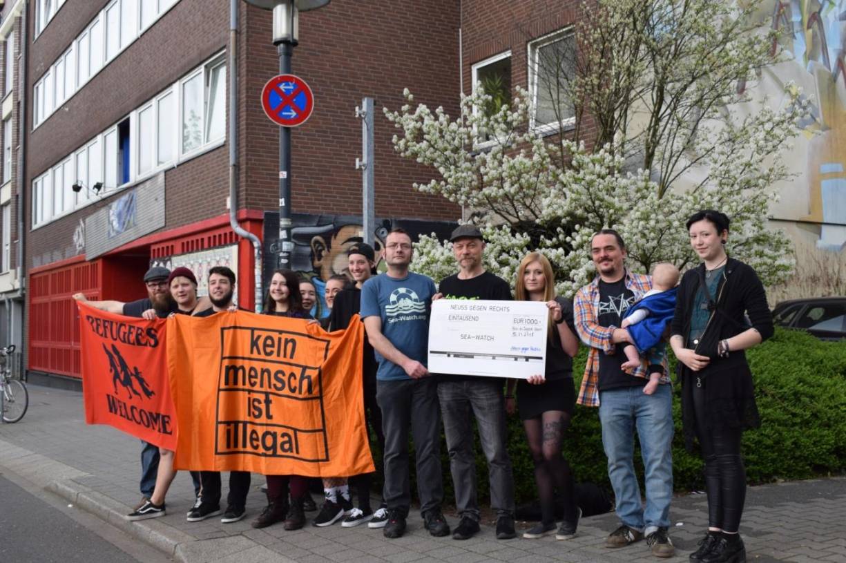 Rock gegen Rechts: Spende hilft Flüchtlingen in Seenot