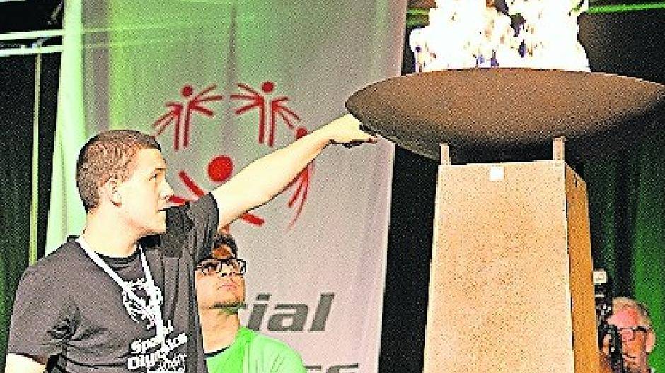 Olympische Begeisterung in Neuss