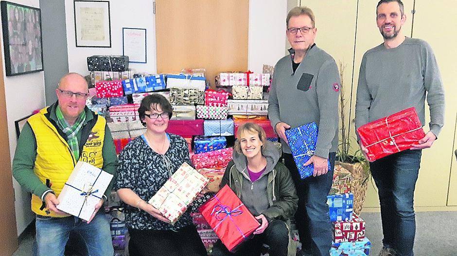 Weihnachtspakete für Bedürftige