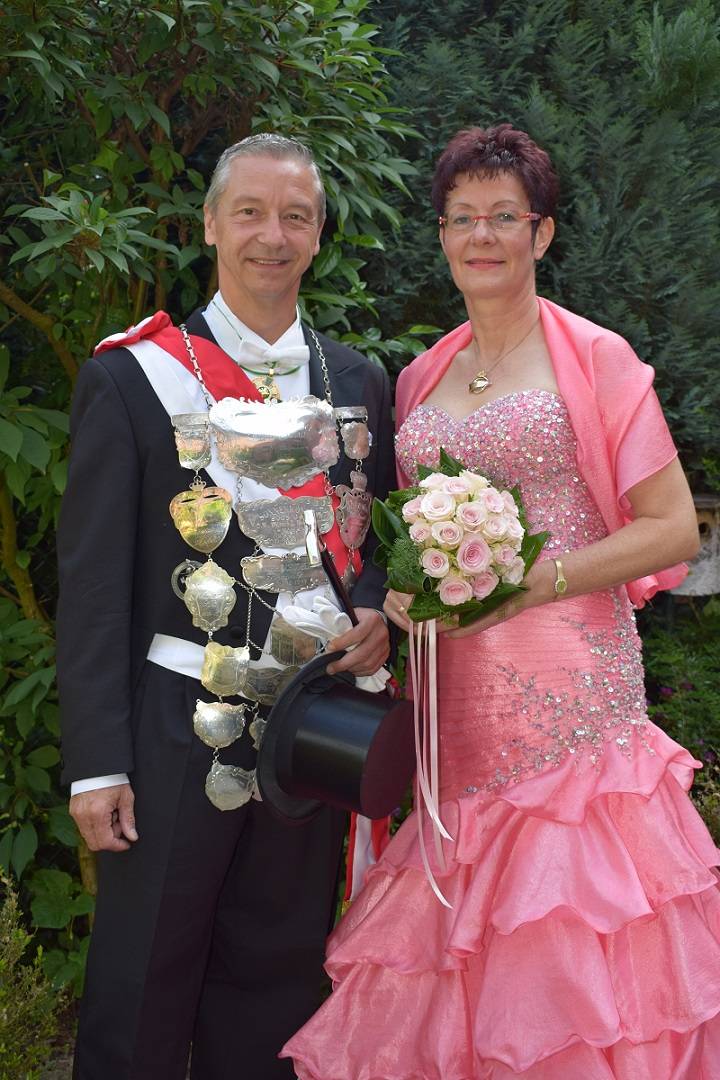  Das Further Schützenkönigspaar Franz-Josef II. und Barbara Breuer freut sich auf die Festtage. 