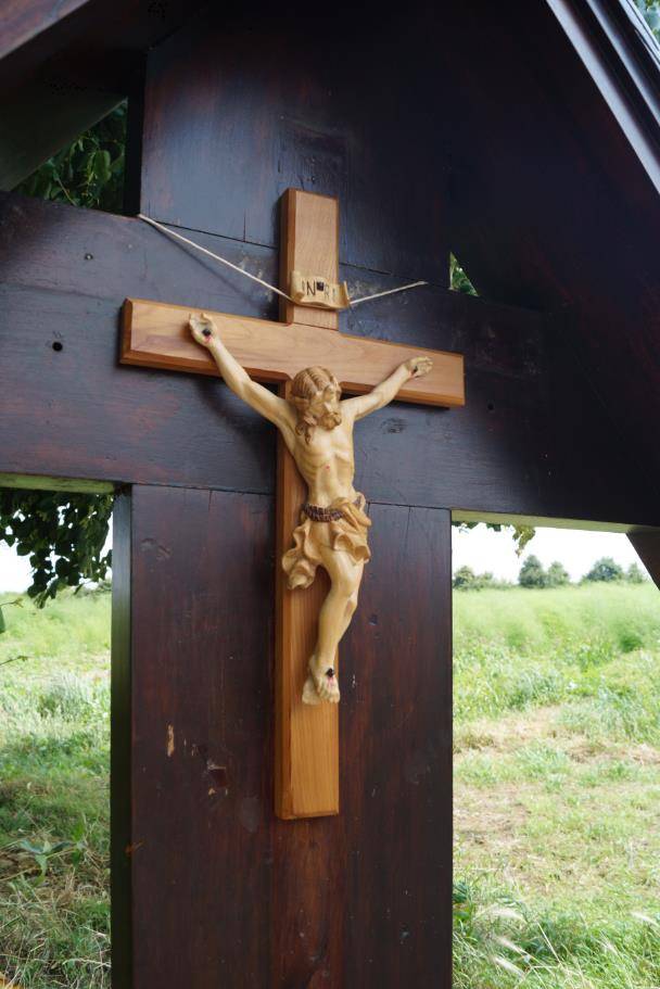  Diese Jesus-Figur wurde vom Wegekreuz gestohlen. 