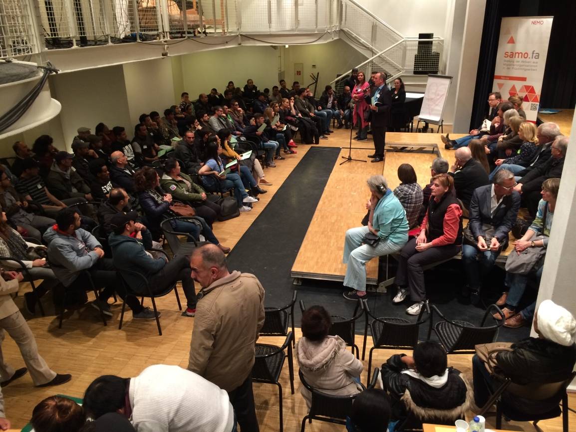  Dreimal so viele Arbeitsuchende wie angemeldet kamen zur Veranstaltung der Ehrenamtler. 