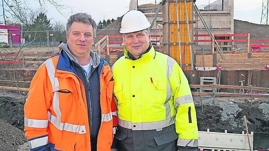  Christoph Kurt (Rhein-Kreis Neuss) und Gerd Witte (Bauleitung) wollen am Wochenende für einen reibungslosen Ablauf sorgen. 