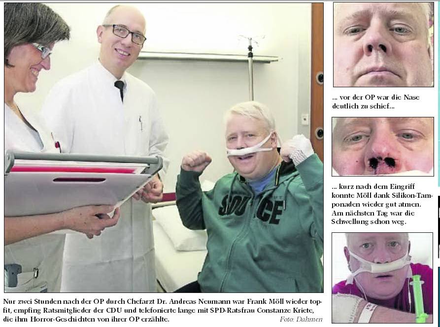 Hat Frank Möll das verdient?: Immer auf die Nase