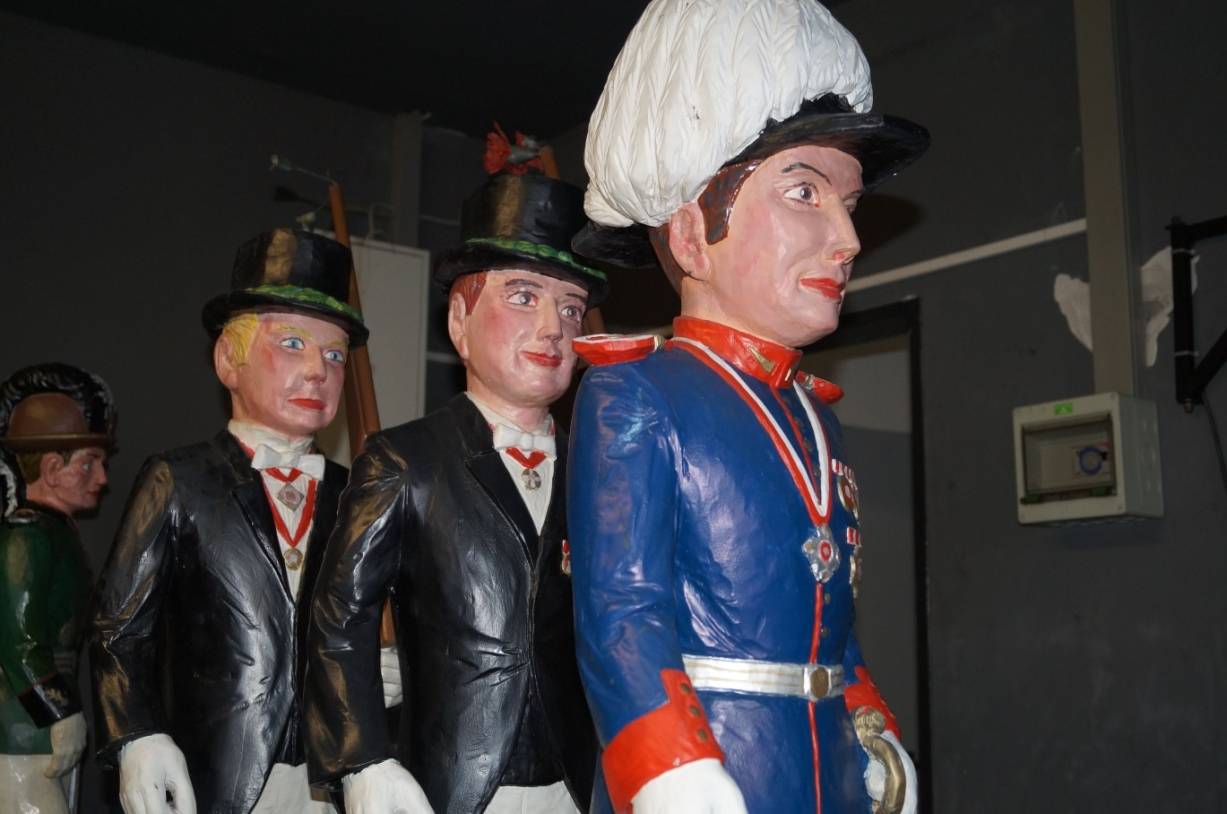  Die kleinen Schützen sind bereits ins Vogthaus zurückgekehrt. 