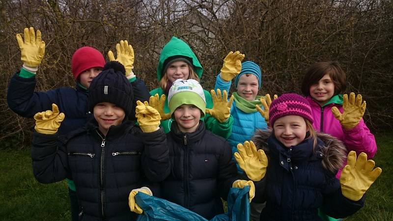 Schüler wissen: "Ohne Müll sieht die Natur viel schöner aus!"